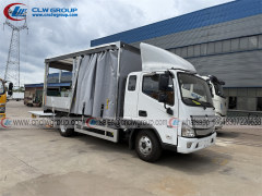 Foton Aumark 5-6 ton curtainsider sliding curtain side cargo box truck