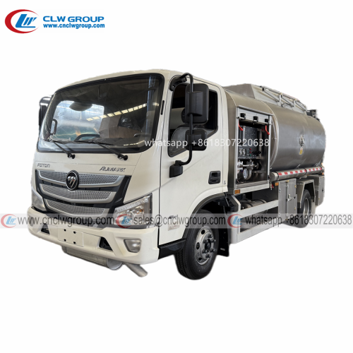 Foton Aumark 8m3 aviation jet-a1 fuel aircraft refueler tanker truck