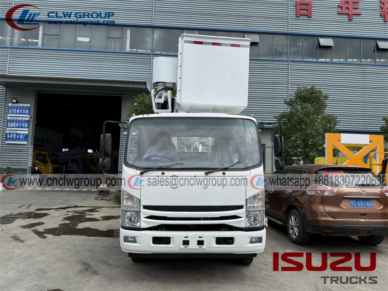 ISUZU RHD 15m insulated basket boom lift aerial platform truck