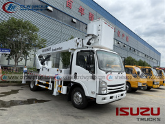 ISUZU RHD 15m insulated basket boom lift aerial platform truck
