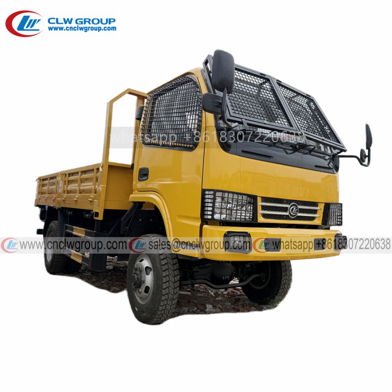 Chengli CLW 4x4 RHD 4 to 5 ton dropside cargo trucks
