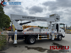 ISUZU RHD 15m to 22m insulated basket boom lift aerial platform trucks