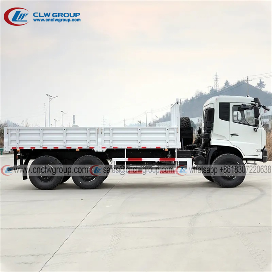 Chengli 6x6 off-road cargo platform truck