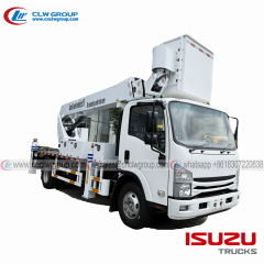 ISUZU RHD 15m to 22m insulated basket boom lift aerial platform trucks
