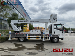 ISUZU RHD 15m to 22m insulated basket boom lift aerial platform trucks