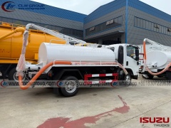 ISUZU 7m3 8m3 vacuum fecal sucker septic sewage tanker suction trucks