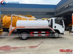 ISUZU 7m3 8m3 vacuum fecal sucker septic sewage tanker suction trucks