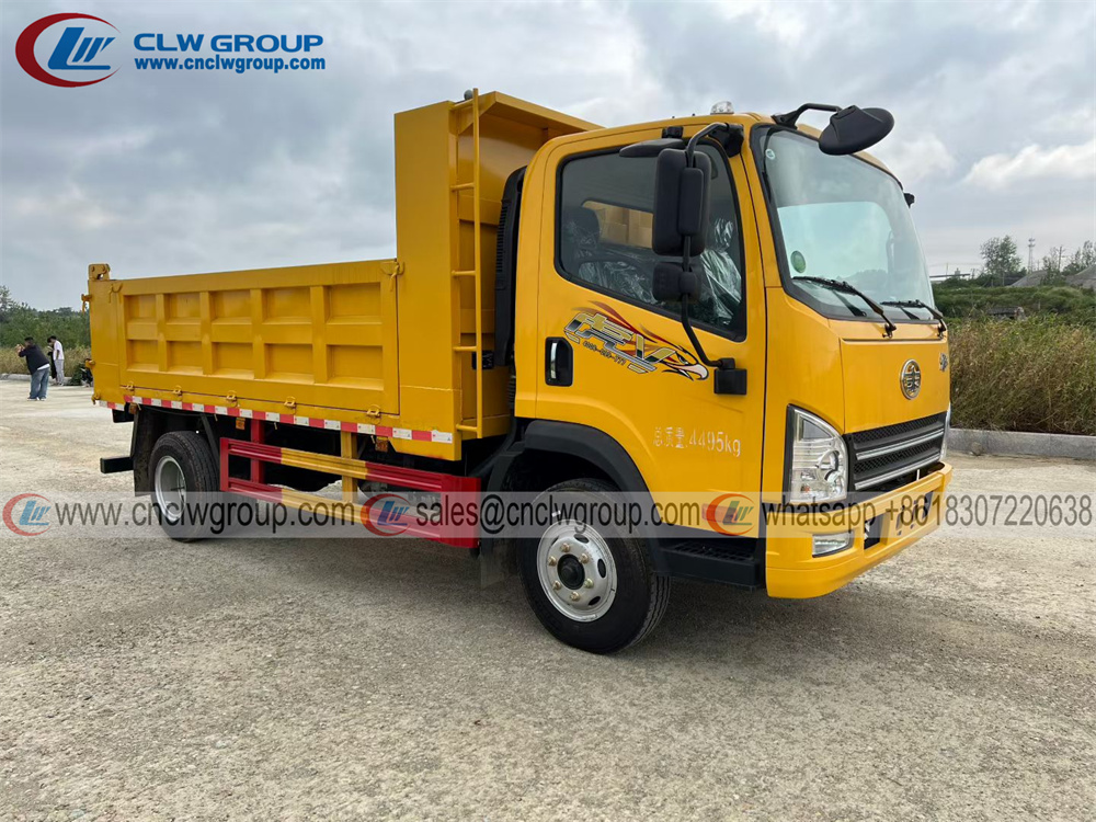 FAW Tiger VN 5 ton tipper dump trucks