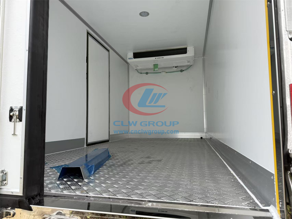 inter van picture of HOWO RHD 4 5 ton freezer cooling van refrigerated trucks