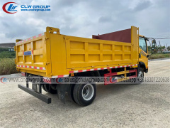 FAW Tiger VN 5 ton tipper dump trucks hydraulic lifting jack rear dump