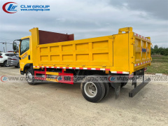 FAW Tiger VN 5 ton tipper dump trucks hydraulic lifting jack rear dump