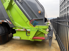 HOWO TX 4x2 14m3 15m3 rear loader garbage compactor trucks for 120L 240L 1100L trash bin