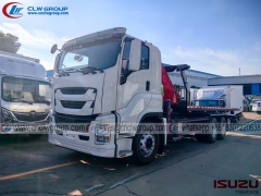 ISUZU GIGA 20t wrecker recovery truck with 6.3t 8t crane
