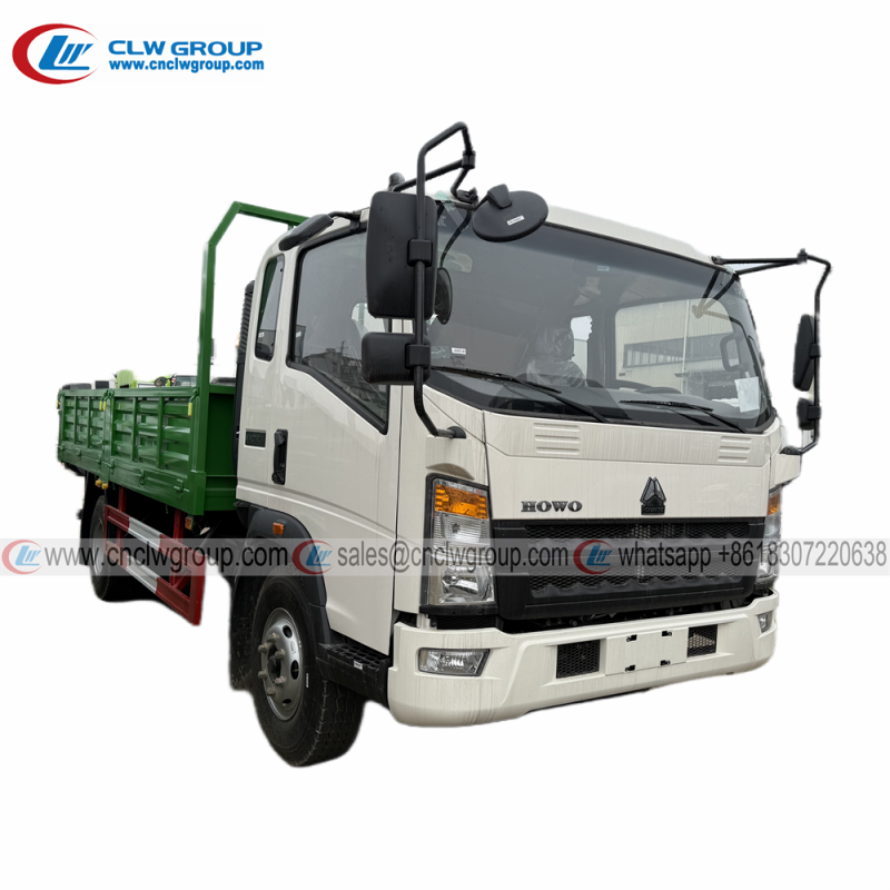 Brand new Sinotruk HOWO 6-8 ton dropside platform cargo trucks