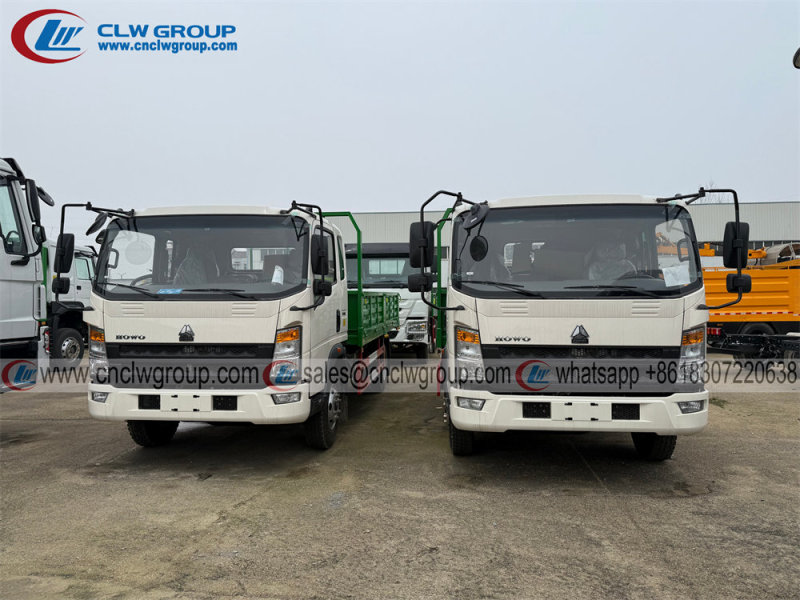 Brand new Sinotruk HOWO 6-8 ton dropside platform cargo trucks