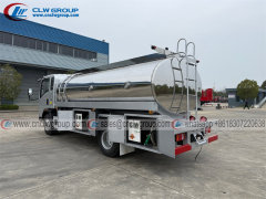 Sinotruk HOWO 8000L aluminum fuel refueler dispenser tank truck