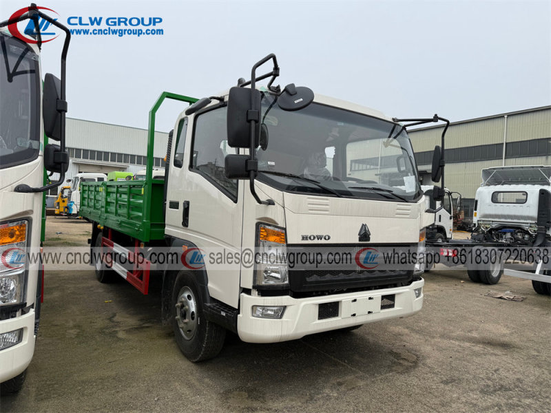 Brand new Sinotruk HOWO 6-8 ton dropside platform cargo trucks