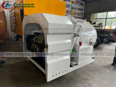 1.5m3 2m3 small vacuum tank sewage suction upper body with diesel engine as power unit