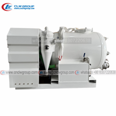 1.5m3 2m3 small vacuum tank sewage suction upper body with diesel engine as power unit