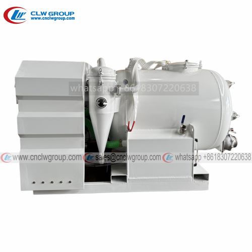 1.5m3 2m3 small vacuum tank sewage suction upper body with diesel engine as power unit