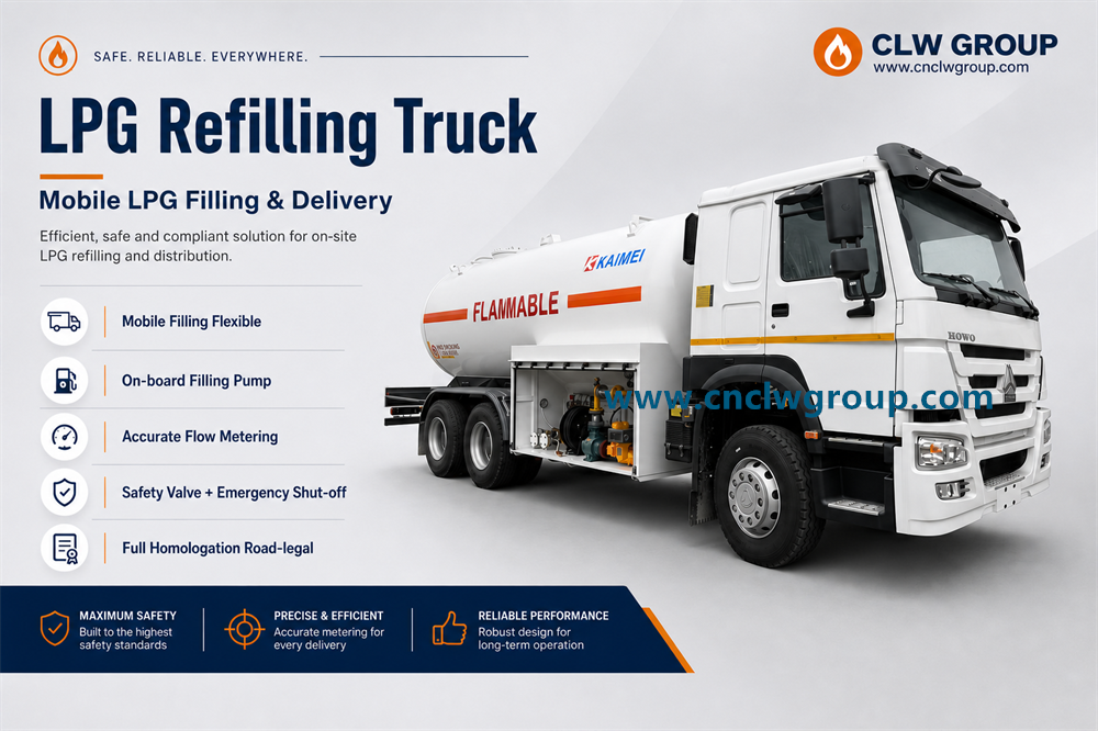 LPG refilling truck's product introduction