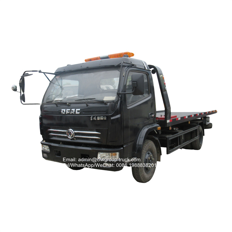 Dongfeng 4 tons right hand wrecker tow trucks for sale