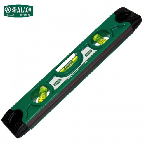 LAOA Mini 230mm torpedo level ruler with magnetic