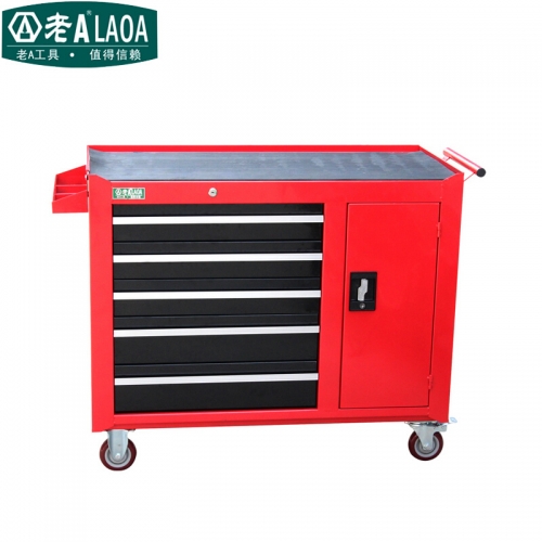 LAOA Heavy-type multi-functional tools trolley cabinet with display plate