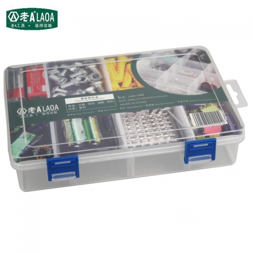 LAOA 8 Size Medium Plastic Parts Box