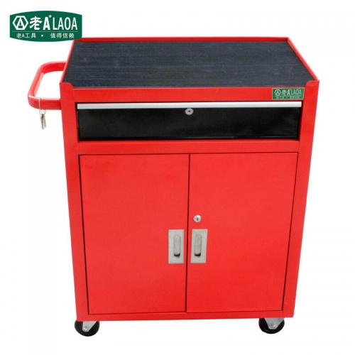 LAOA Red Single Double Door Tool Trolley