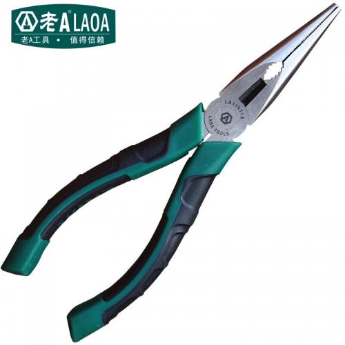 LAOA 6 Inch Japan Style CR-V 30% Labor Saved Multifunction Long Nose Plier