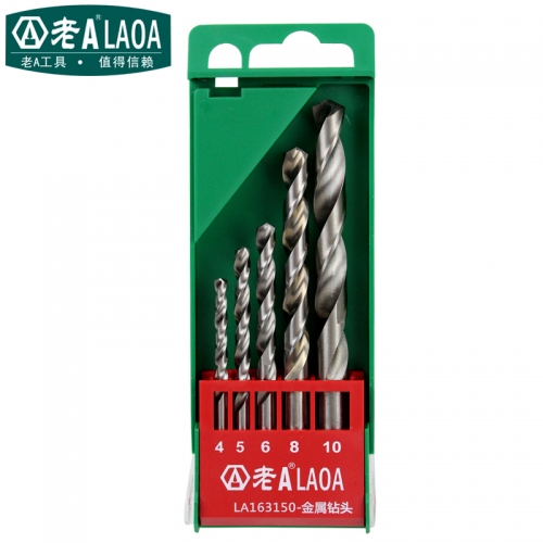 LAOA 5pcs Masonry Drill Woodworking Drill Twist Drill Drill Bit Set