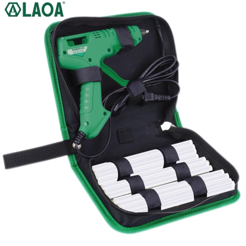 LAOA 25W /40W/8W Hot Melt Glue Gun With Bag 7mm Thermal Glue Hot Melt Guns Pistolet a Colle Soldering Gun