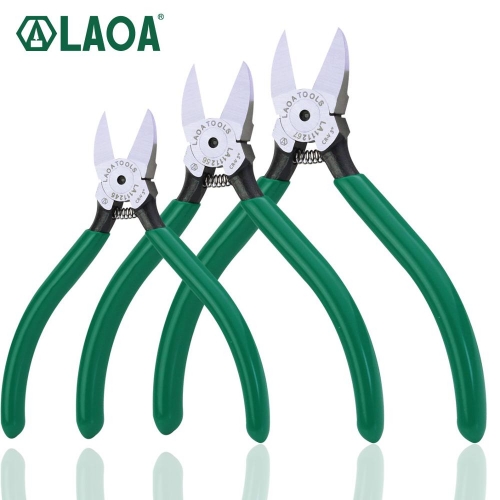 1 pc LAOA CR-V Plastic pliers 4.5/5/6/7inch Jewelry Electrical Wire Cable Cutters Cutting Side Snips Hand Tools Electrician tool