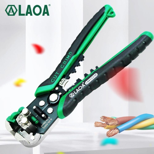 LAOA Automatic  Wire Stripper Tools Professional Electrical Cable stripping Tools For Electrician Crimpping Made in Taiwan