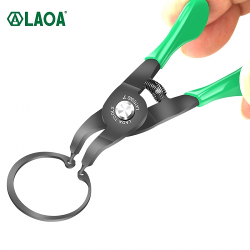 LAOA Mini Circlip pliers 3 inch Right Angled Beak Portable Multifunctional Snap Ring Circlip Pliers