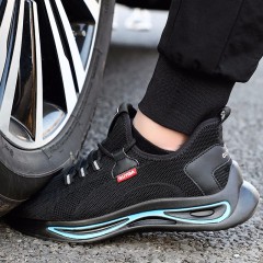 GUYISA 2021 NEW CE Steel Toe Lightweight Breathable Safety Shoes for Work Shoes Men and Women