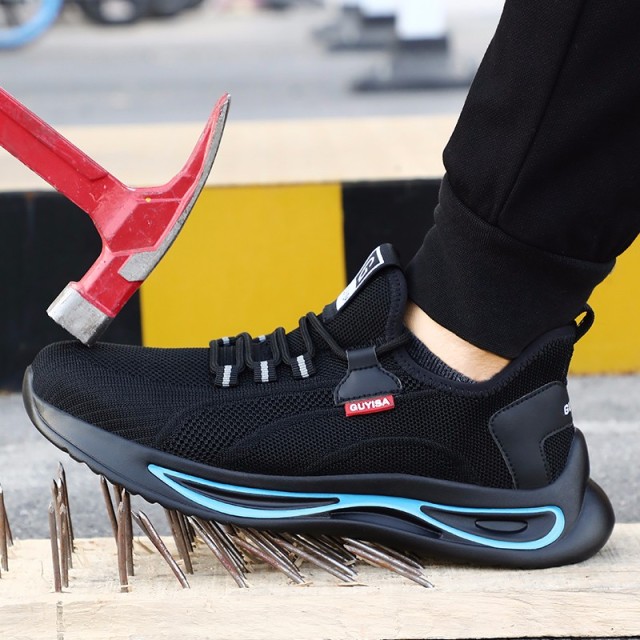 GUYISA 2021 NEW CE Steel Toe Lightweight Breathable Safety Shoes for ...