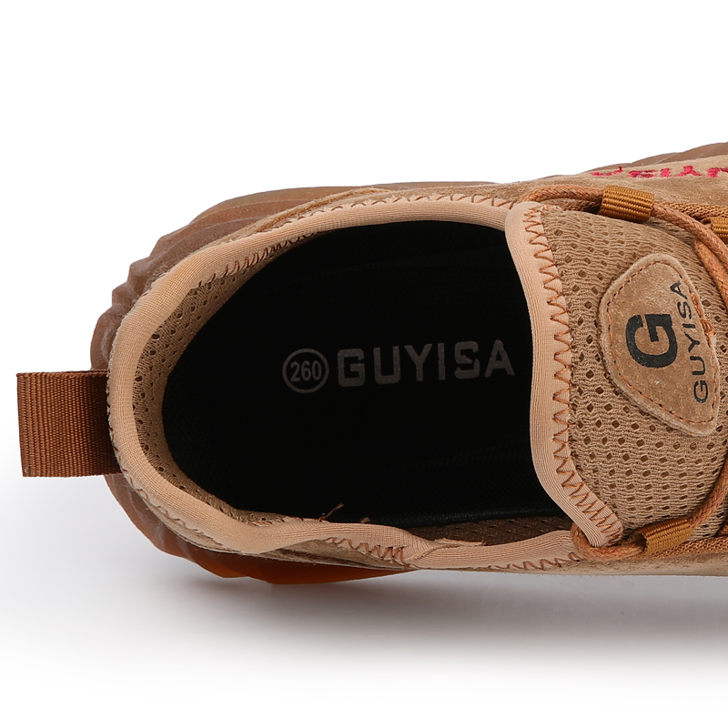 GUYISA Fast delivery Lightweight PVC Outsoles Industries Construction Work Shoes Steel Toe Safety Shoes for Men and Women