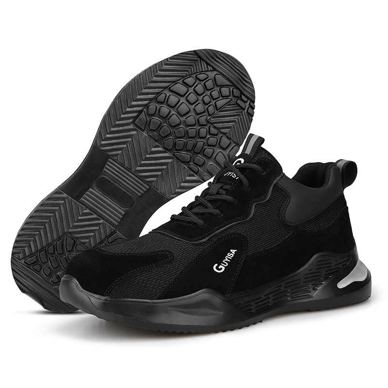 GUYISA Brand New High Quality Steel Toe Work Shoe Industrial EVA Lightweight Breathable Men Safety Shoes