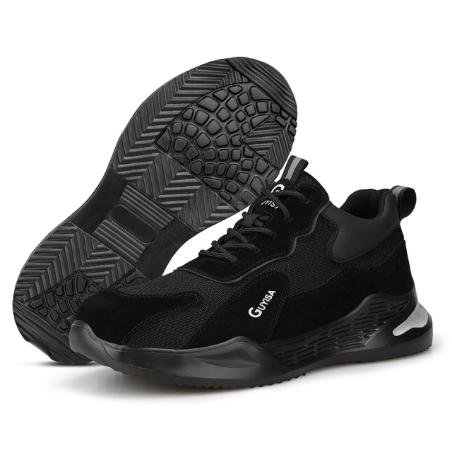 GUYISA Brand New High Quality Steel Toe Work Shoe Industrial EVA Lightweight Breathable Men Safety Shoes