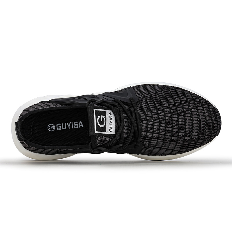 PU sole breathable safety shoes unisex sports safety shoes with steel head