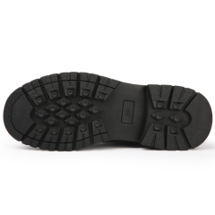 GUYISA Winter Suede Leather Cotton Black Keep Warm Boot Shoes Steel Toe Boots Men Work Safety Shoes Keep Warm