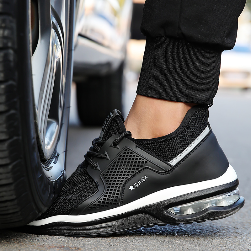 Wholesale smash proof microfiber outdoor fashionable safety shoes