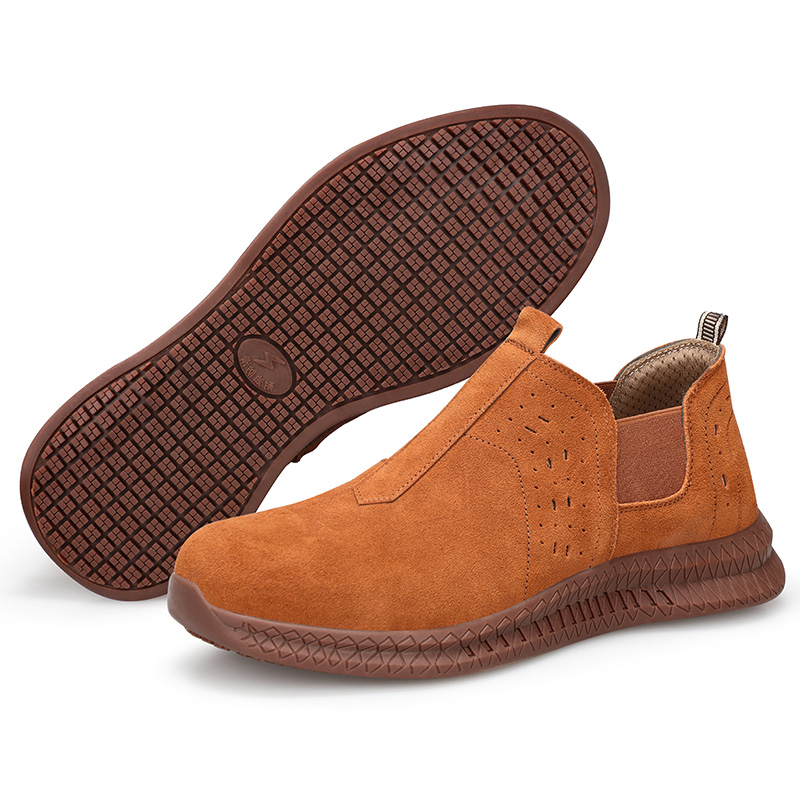 high quality steel toe Professional anti-skid work boots for men