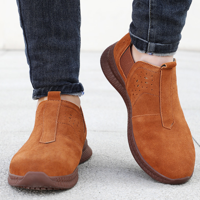 GUYISA high quality steel toe Professional anti-skid work boots for men