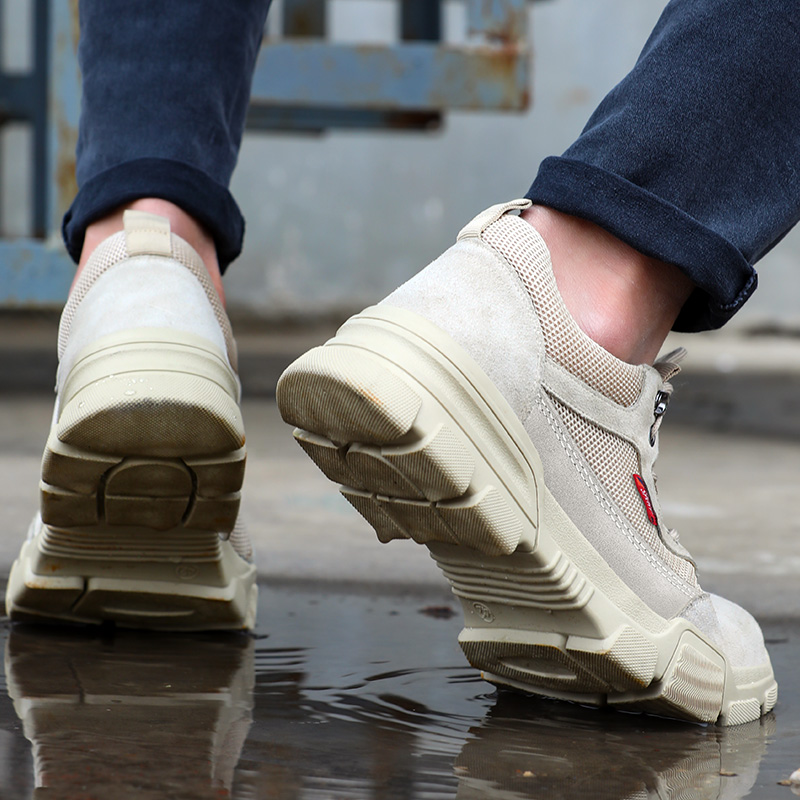 wear-resistant safety shoes men smash proof stab proof work shoe rubber bottom