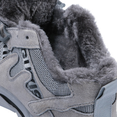 GUYISA winter Men's Steel Toe Slip Resistant Puncture Proof Construction Safety Work Shoes