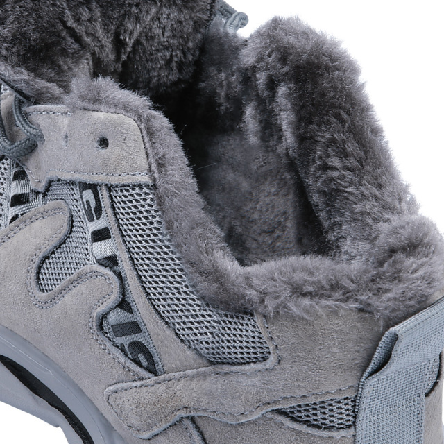 GUYISA winter Men's Steel Toe Slip Resistant Puncture Proof Construction Safety Work Shoes