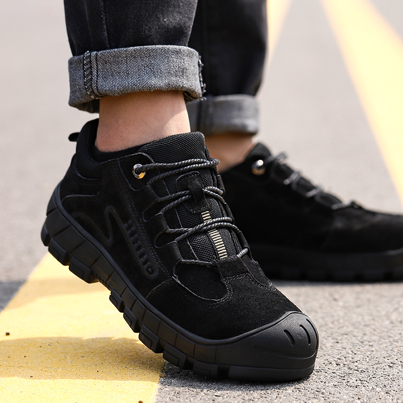 work shoes for men anti-smash and anti-stab rubber sole